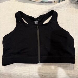Black Women's Sports Bra